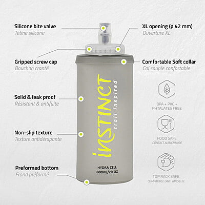 Instinct | Hydra Cell 600ml Hydrapak Soft Flask Instinct | Hydra Cell 600ml Hydrapak Soft Flask